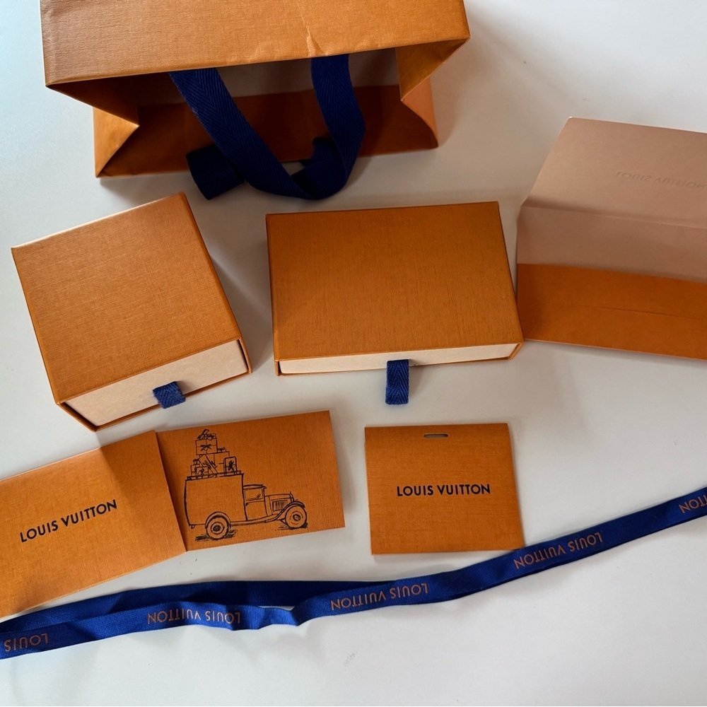 Louis Vuitton Orange and Blue packaging Set - Picture 3 of 5